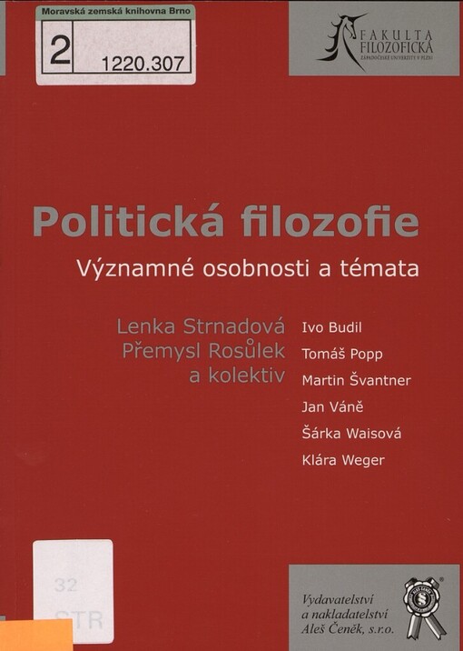 Politická filozofie: významné osobnosti a témata