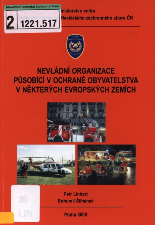 Nevládní organizace působící v ochraně obyvatelstva v některých evropských zemích