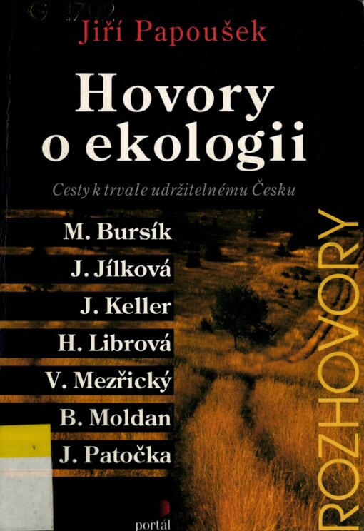 Hovory o ekologii: cesty k trvale udržitelnému Česku