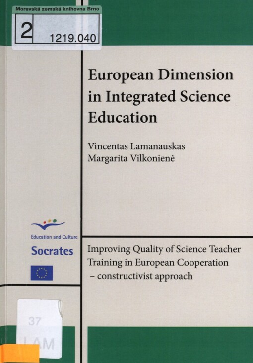 European dimension in integrated science education: training material for students