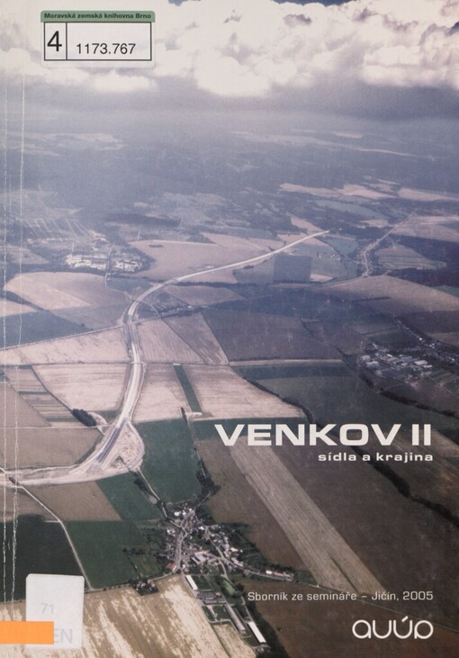 Venkov II: sídla a krajina : [sborník ze semináře, Jičín 20.-21.10.2005]