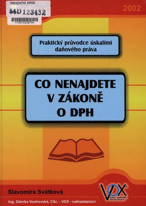 Co nenajdete v zákoně o DPH