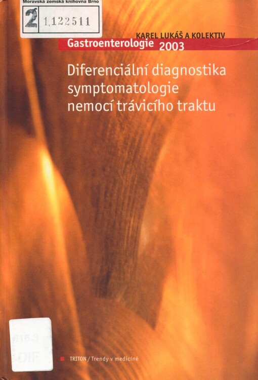 Diferenciální diagnostika symptomatologie nemocí trávicího traktu: gastroenterologie 2003