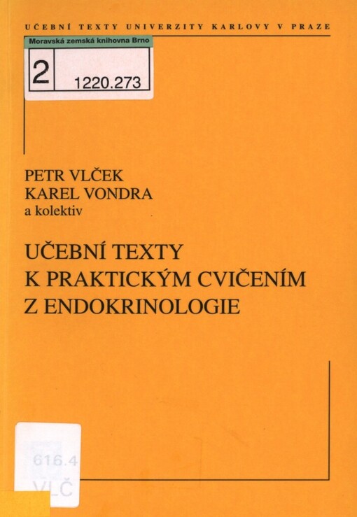 Učební texty k praktickým cvičením z endokrinologie
