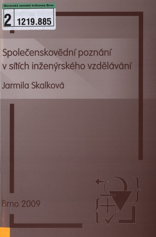 Společenskovědní poznání v sítích inženýrského vzdělávání