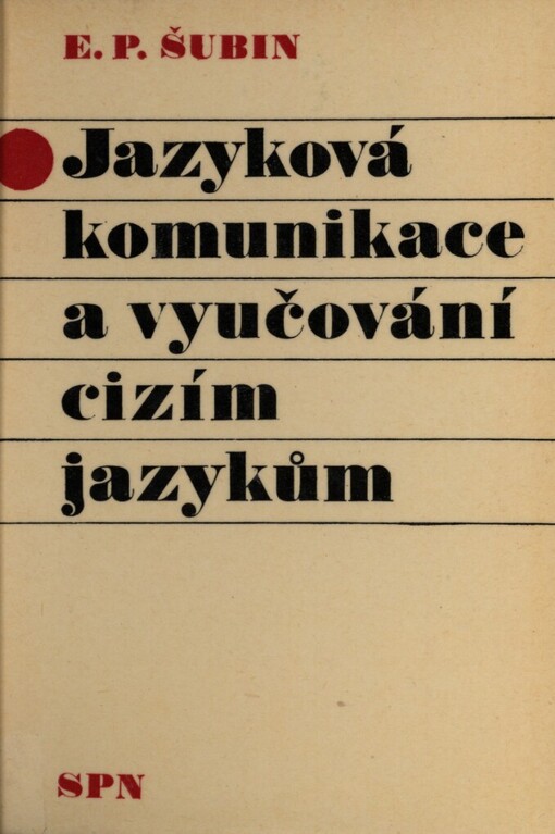 Jazyková komunikace a vyučování cizím jazykům