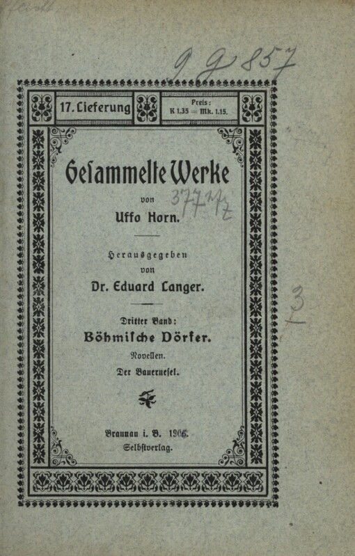 Böhmische Dörfer: Novellen