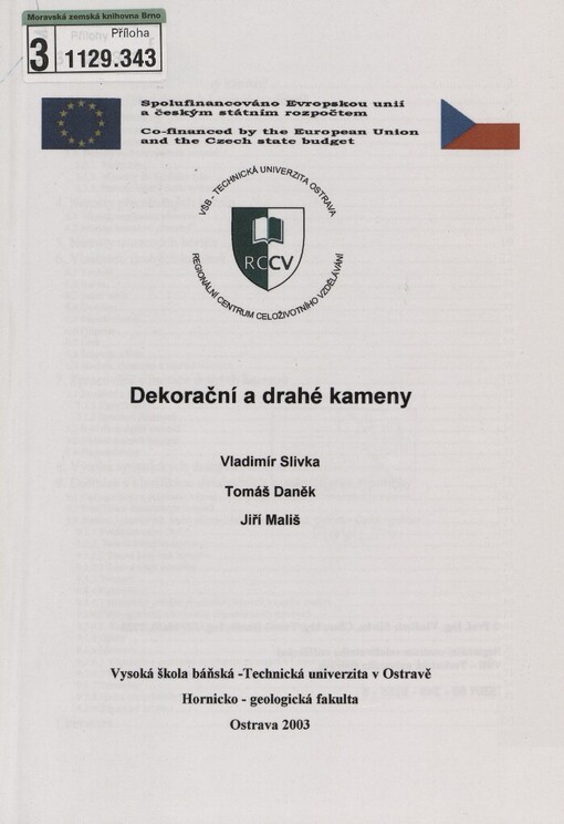 Dekorační a drahé kameny