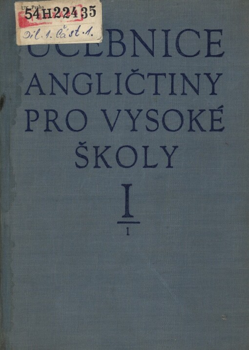 Učebnice angličtiny pro vysoké školy.I.