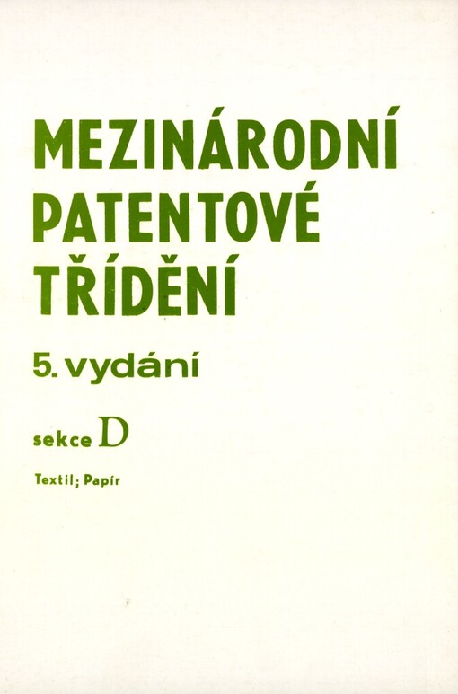 Mezinárodní patentové třídění
