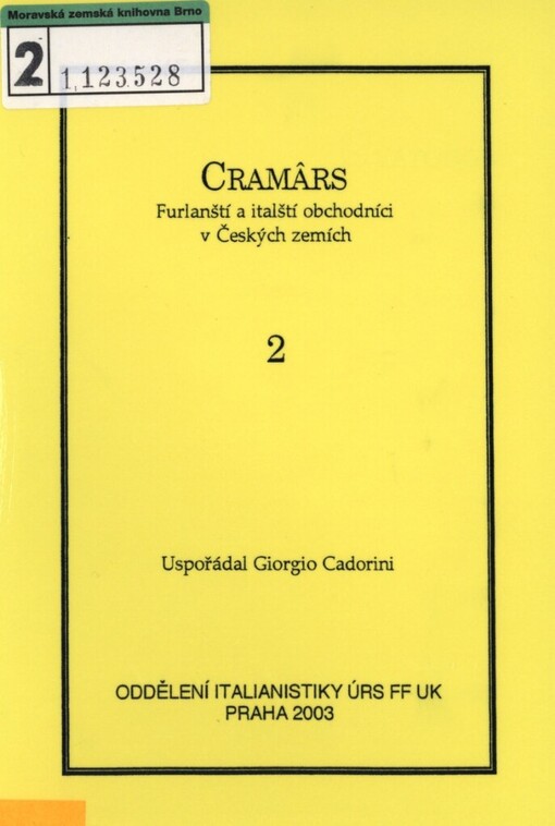 Cramârs: furlanští a italští obchodníci v Českých zemích