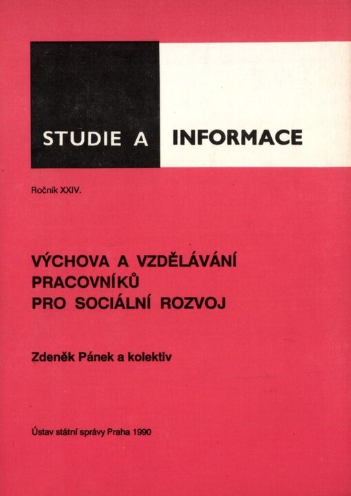Výchova a vzdělávání pracovníků pro sociální rozvoj