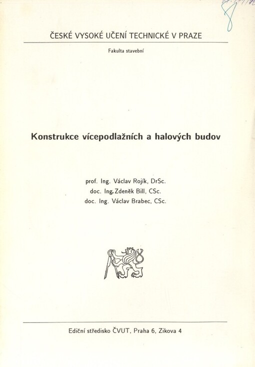 Konstrukce vícepodlažních a halových budov