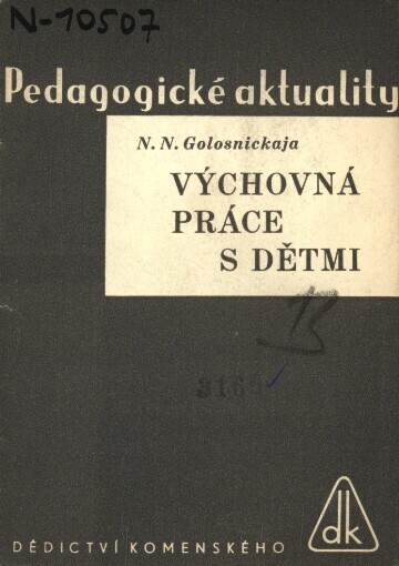 Výchovná práce s dětmi