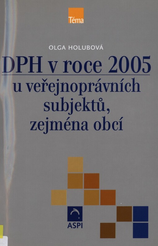 DPH v roce 2005 u veřejnoprávních subjektů, zejména obcí