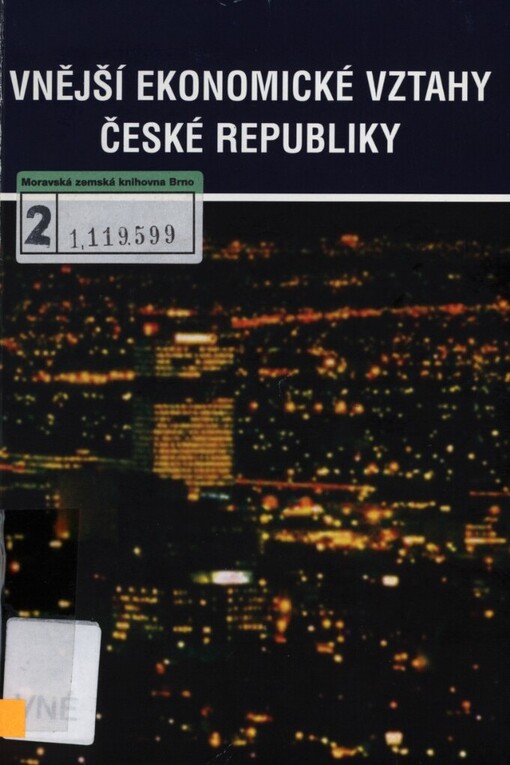 Vnější ekonomické vztahy České republiky