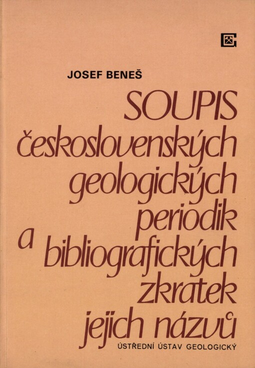 Soupis československých geologických periodik a bibliografických zkratek jejich názvů