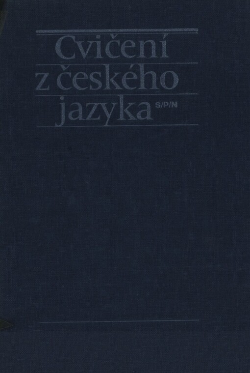 Cvičení z českého jazyka