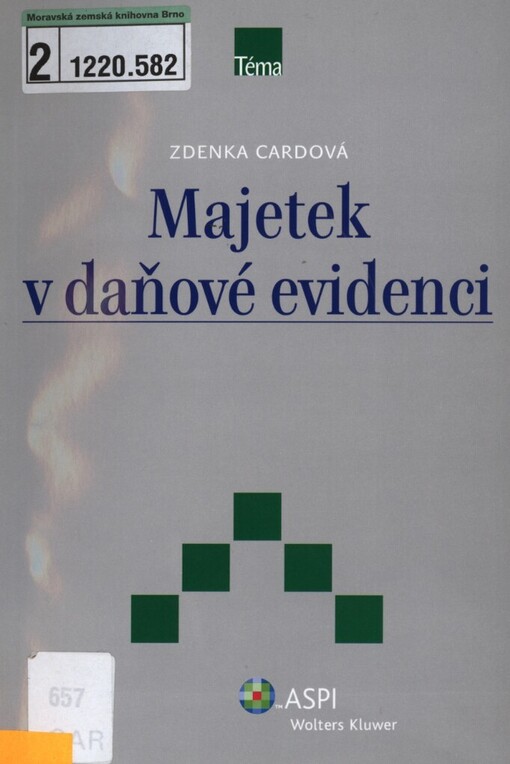 Majetek v daňové evidenci
