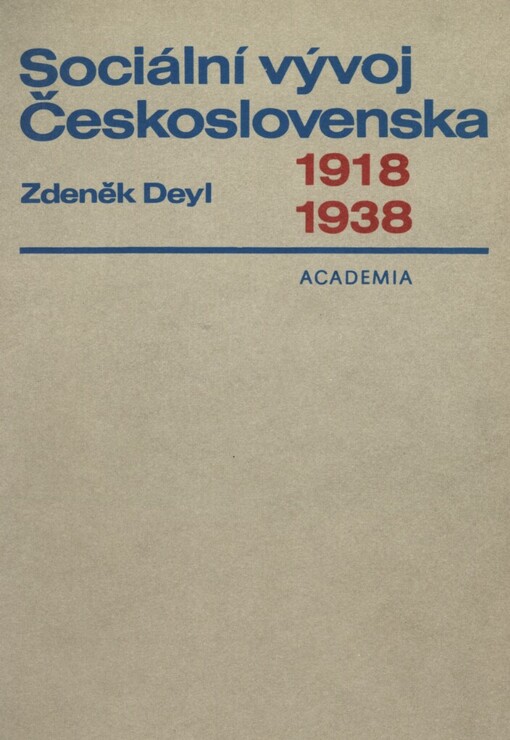 Sociální vývoj Československa 1918-1938