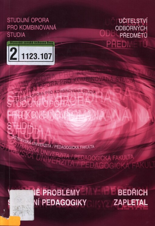 Vybrané problémy sociální pedagogiky