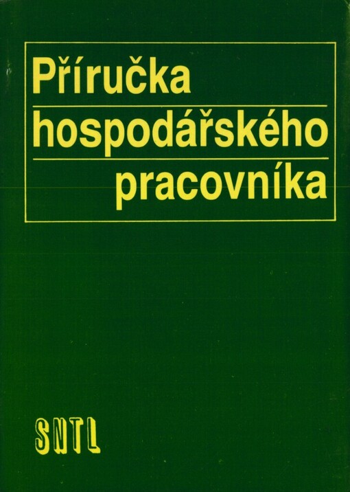 Příručka hospodářského pracovníka, 1. vyd.
