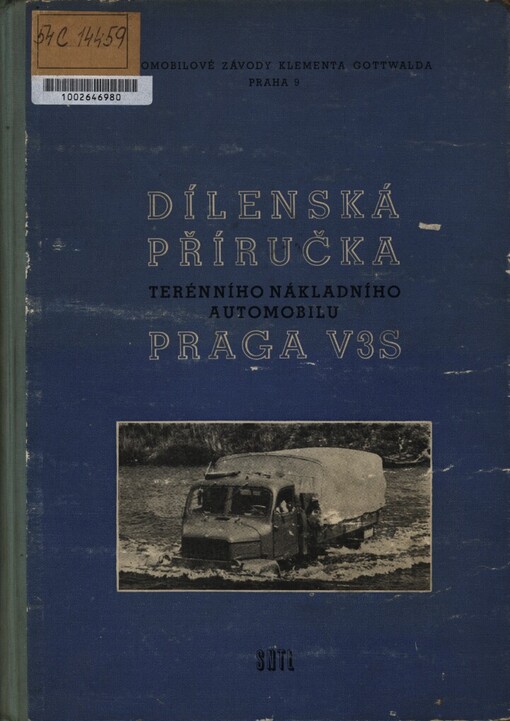 Dílenská příručka terénního nákladního automobilu Praga V3S