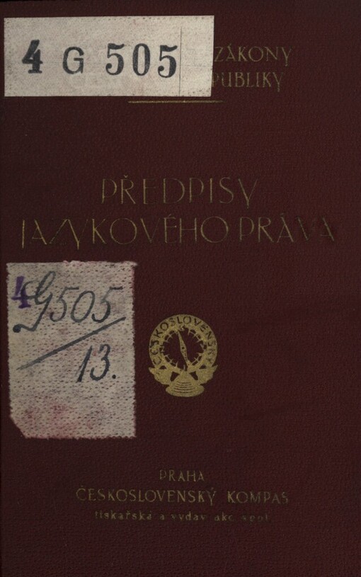 Předpisy jazykového práva