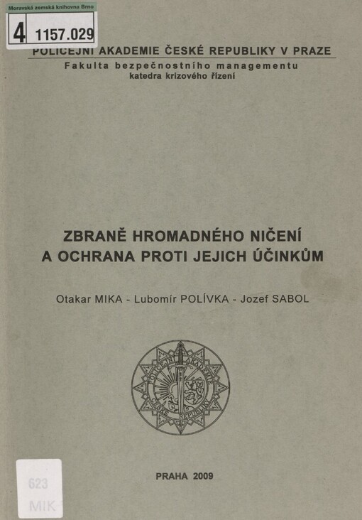 Zbraně hromadného ničení a ochrana proti jejich účinkům