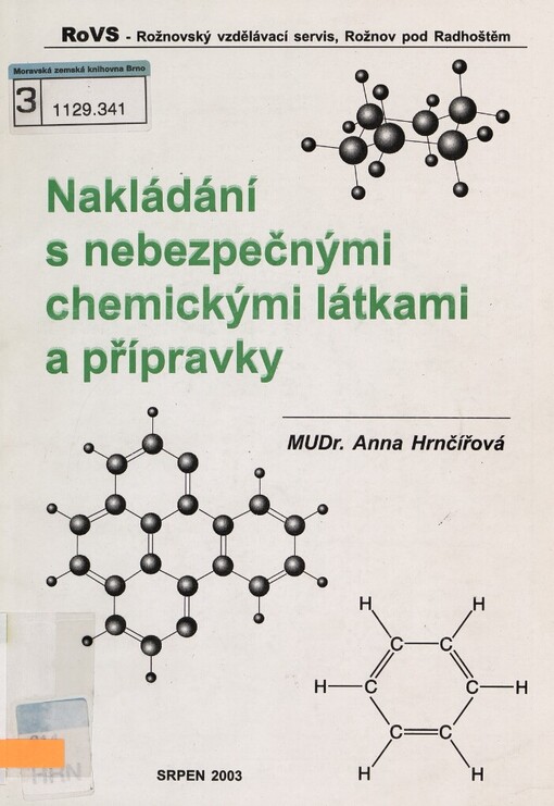 Nakládání s nebezpečnými chemickými látkami a přípravky