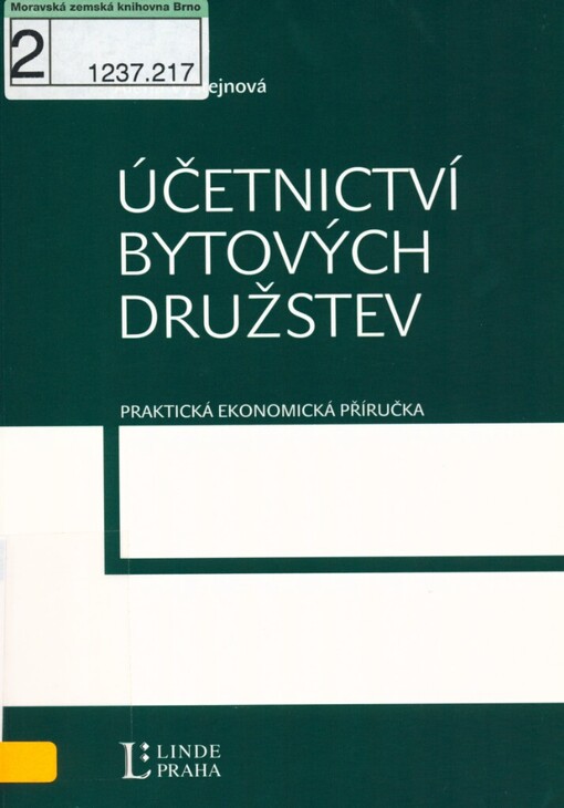 Účetnictví bytových družstev