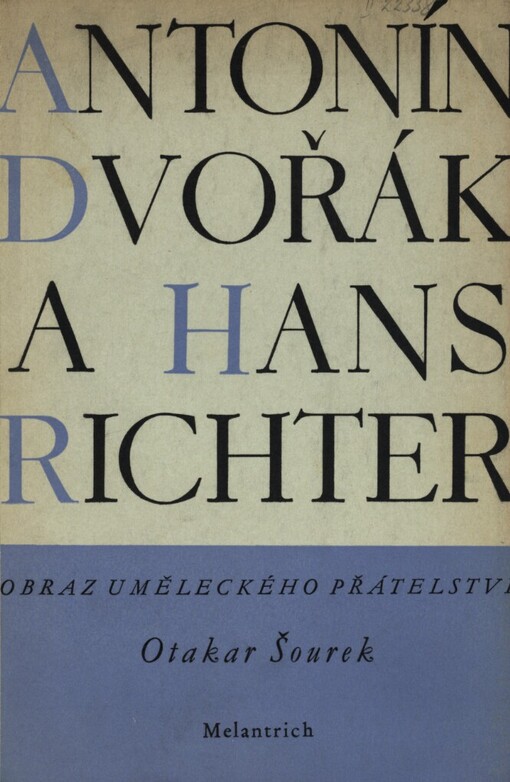 Antonín Dvořák a Hans Richter :obraz uměleckého přátelství