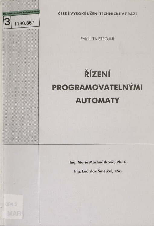 Řízení programovatelnými automaty
