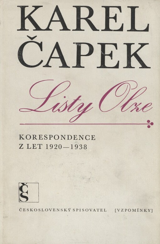 Listy Olze :1920-1938