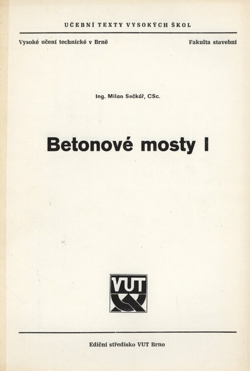 Betonové mosty I