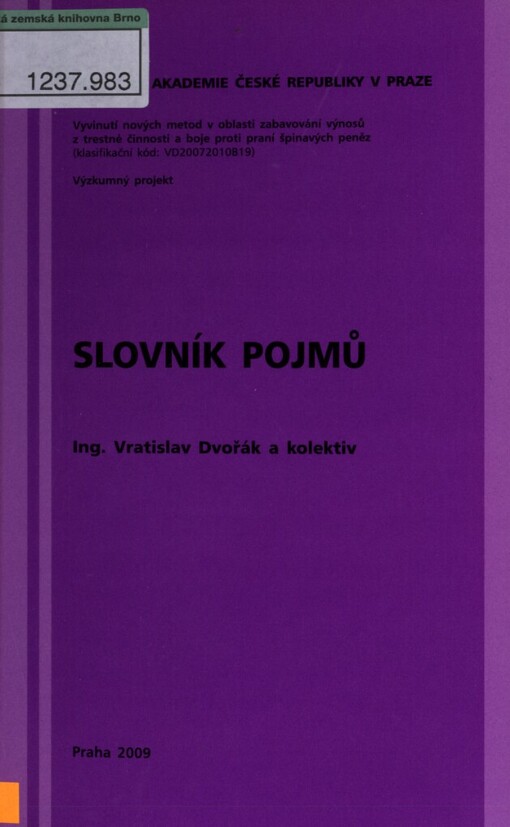 Slovník pojmů