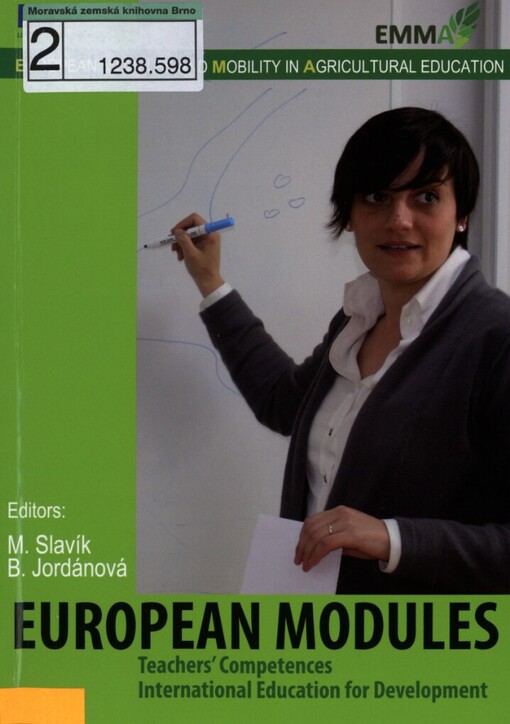 European modules for teacher training in agricultural education: teacher's competences, international education for development