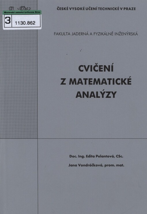 Cvičení z matematické analýzy