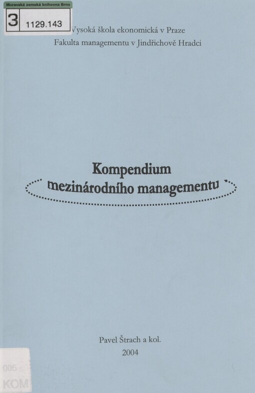 Kompendium mezinárodního managementu