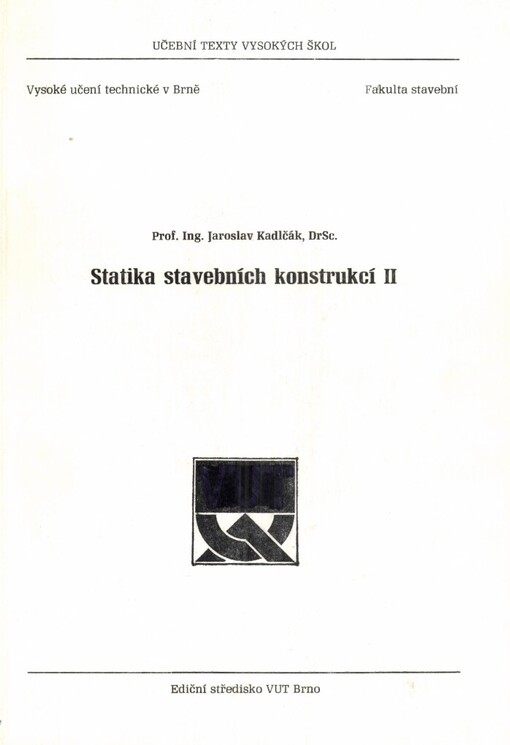 Statika stavebních konstrukcí II