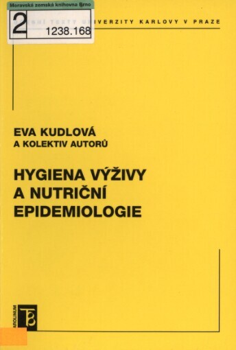 Hygiena výživy a nutriční epidemiologie