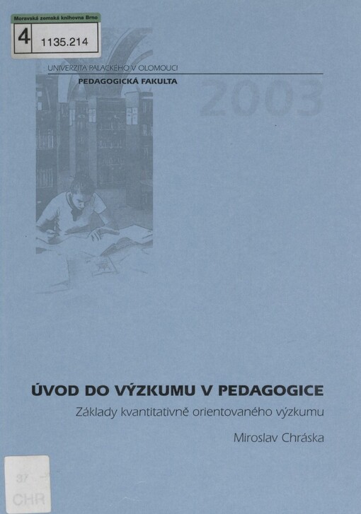 Úvod do výzkumu v pedagogice: základy kvantitativně orientovaného výzkumu