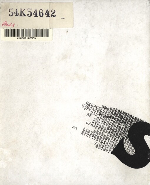 Vrh kostek: česká experimentální poezie