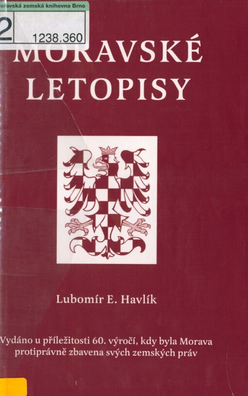 Moravské letopisy: dějiny Moravy v datech