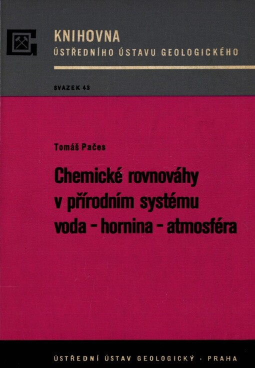 Chemické rovnováhy v přírodním systému voda-hornina-atmosféra