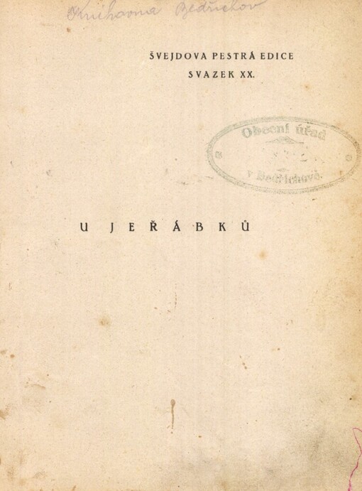 U Jeřábků :z kroniky malostranské rodiny