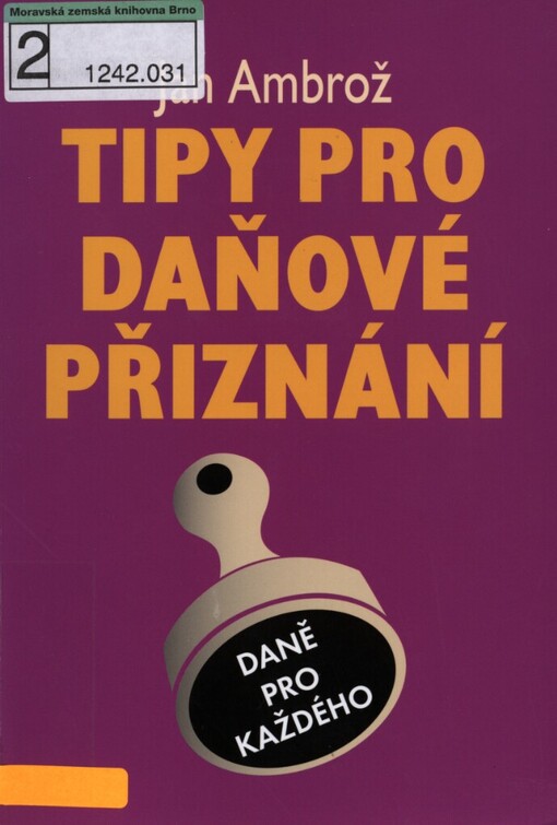 Tipy pro daňové přiznání