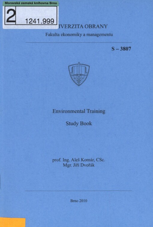 Environmental training: study book
