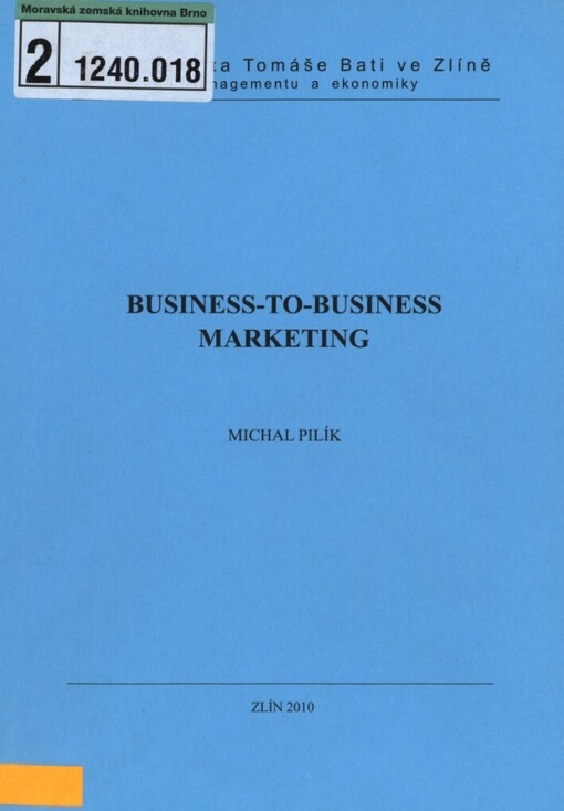 Business-to-business marketing