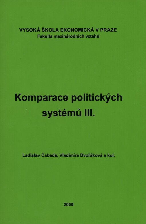 Komparace politických systémů III